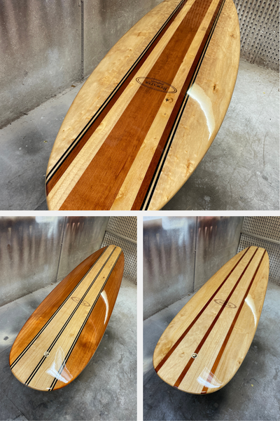A glass half full - The Final resin coats of our June Surfboards