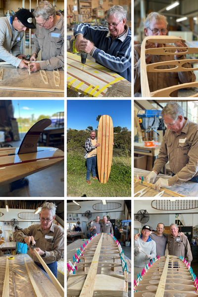 Bruce and the V Dawn - the story of a June Hollow Wooden Surfboard Maker